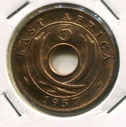 EAST AFRICA 1957 5 CENTS (06)