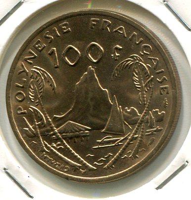 FRENCH POLYNESIA 1982 100 FRANCS