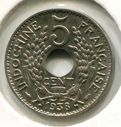 FRENCH INDO CHINA 1938 5 CENTS (02)