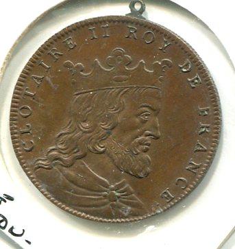 FRANCE 1763 AE MEDALLION