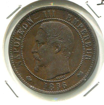 FRANCE 1856B 10 CENTS