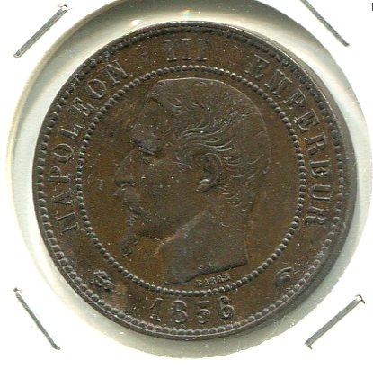 FRANCE 1856A 10 CENTS