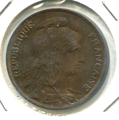 FRANCE 1907 10 CENTS